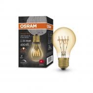 Лампа світлодіодна Osram FIL TF dim A60 4,8 Вт E27 2200 К 220 В прозора