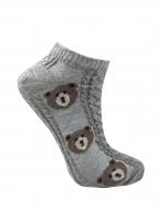 Шкарпетки жіночі Premier Socks Ажурні ведмедики р.23-25 сірий