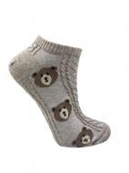 Носки женские Premier Socks Ажурные мишки р.23-25 бежевый