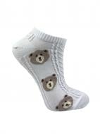 Шкарпетки жіночі Premier Socks Ажурні ведмедики р.23-25 білий
