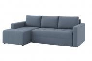 Диван угловой SOFYNO ТВИСТ Gemma 77 левый синий 2300x1500x820 мм