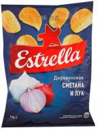 Чипсы ESTRELLA со вкусом сметаны и лука 125 г