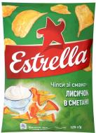 Чипсы ESTRELLA со вкусом лисичек в сметане 125 г