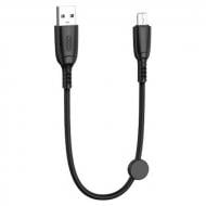 Кабель Xo USB A - Micro B NB247 0,25 м black