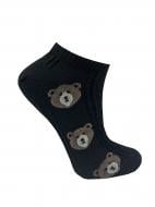 Шкарпетки жіночі Premier Socks Ажурні ведмедики р.23-25 чорний