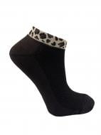 Шкарпетки жіночі Premier Socks Сітка з леопардовим принтом на борту р.23-25 коричневий