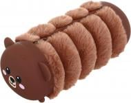 Пенал шкільний пухнастий ведмедик Nota Bene коричневий