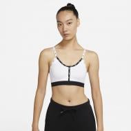 Бра Nike W NK DF INDY LOGO CUTOUT BRA DD1353-100 р.M белый
