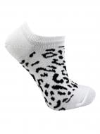 Носки женские Premier Socks Ультракороткий леопардовый принт р.23-25 белый