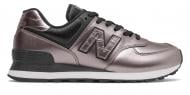 Кроссовки женские демисезонные New Balance WL574PP2 р.36,5 серебристые