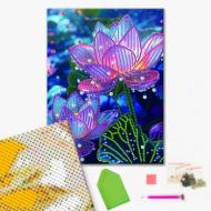 Алмазная мозаика Лотосы 25х25 см Brushme