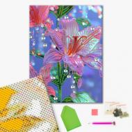 Алмазная мозаика Нежная лилия 25х25 см Brushme
