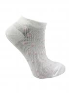 Шкарпетки жіночі Premier Socks Економ коротка сітка з яскравими цяточками р.23-25 білий