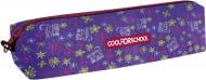 Пенал школьный мягкий Summer CF85208 Cool For School фиолетовый с рисунком