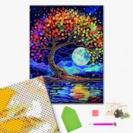 Алмазная мозаика Красочное дерево 25х25 см Brushme