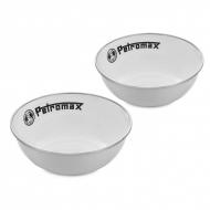 Набор мисок Petromax 0,5 л Enamel Bowls 2 шт. белый