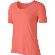 Футболка Nike W NK CITY SLEEK TOP SS CJ9444-854 р.XL коралловый