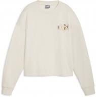 Свитшот Puma ESS+ CLASS ACT CREW 68169387 р.S бежевый