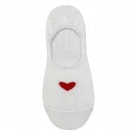 Шкарпетки жіночі Premier Socks Економ із серцем р.23-25 білий Шкарпетки жіночі Premier Socks Економ із серцем р.23-25 білий