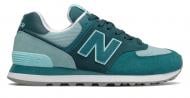 Кроссовки женские зимние New Balance WL574WS2 р.37,5 бирюзовые