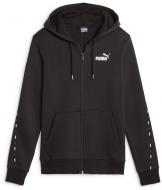 Джемпер Puma ESS TAPE FULL-ZIP HOODIE 67599701 р.XL черный
