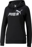 Джемпер Puma ESS+ METALLIC LOGO HOODIE 84995851 р.XL черный