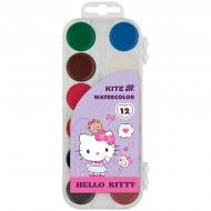 Краски акварельные Hello Kitty медовые полусухие 12 цветов HK25-061 KITE