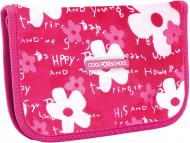 Пенал школьный Flowers CF86604 Cool For School розовый