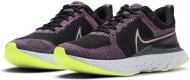 Кроссовки женские летние Nike ReactINFINITY Run Flyknit 2 CT2423-500 р.36,5 черно-фиолетовые