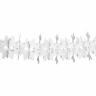 Гірлянда-розтяжка Novogod`ko Сніжинки білі 4 м (974715)