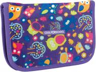 Пенал школьный Owl CF86609 Cool For School фиолетовый