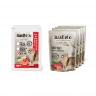 Корм влажный Basttet`o мусс для кошек с говядиной пауч 85 г. 3+1 Корм влажный Basttet`o мусс для кошек с говядиной пауч 85 г. 3+1