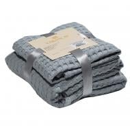 Набір рушників вафельних 2 шт. Ярослав сірий