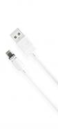 Кабель Xo USB A - Lightning NB187 2.1A 1 м white