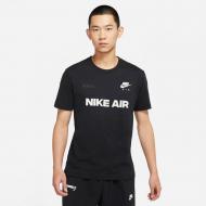 Футболка Nike M NSW AIR 1 TEE DM6337-010 р.M черный