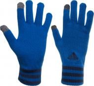 Варежки Adidas Essentials 3-Stripes Glove AY4888 р. S синий