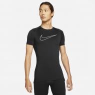 Футболка Nike M NP DF TIGHT TOP SS DD1992-010 р.S чорний