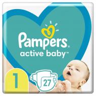 Підгузки Pampers Active Baby NB 2-5 кг 27 шт.