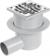 Душевой трап Ani Plast гор. вып. 50 мм, регул., нерж. решетка 10х10, сухой, TQ5602EU