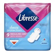 Прокладки гігієнічні Libresse Classic protection regular dry сіточка 9 шт.