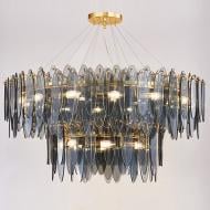 Люстра подвесная Crystal Life Mira 14xE14 золото LM2110/14-D80+40GO