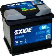 Аккумулятор автомобильный EXIDE Excell 6СТ АзЕ 50Ah 450A 12V «+» справа (EB500)