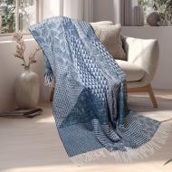 Плед Abstract 140x200 см синий SoundSleep