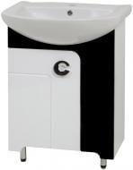 Тумба напольная Сансервіс Eliza 55 с умывальником Arteco 55 черная