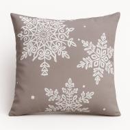 Наволочка декоративная Snowfall Тепло Зимних Снов бязь (2800004904407) 45x45 см мокко SoundSleep