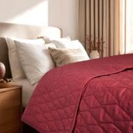 Покрывало Siera ранфорс 160x220 см SoundSleep бургунди