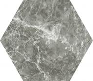 Плитка Ceramica Ribesalbes Marmi Hex Grigio 15x17,3 см