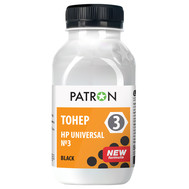 Тонер Patron HP Универсальный № 3 (LJ P1005/P1505/P1102) флакон 85 г (PN-HU3-085) black