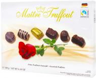 Цукерки Gullon Maitre Truffout Assorted pralines Rose 180 г (9002859063558)