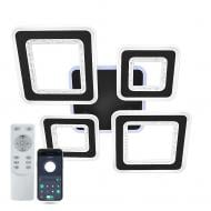 Люстра світлодіодна Luminaria 124 Вт LED-модуль чорний OVAL DOUBLE RGB 104+20W 5S BLA